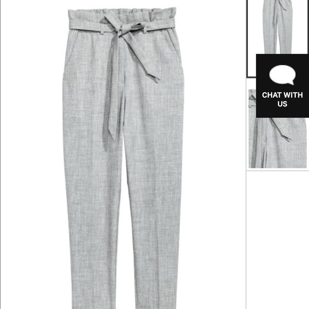 High waist trousers